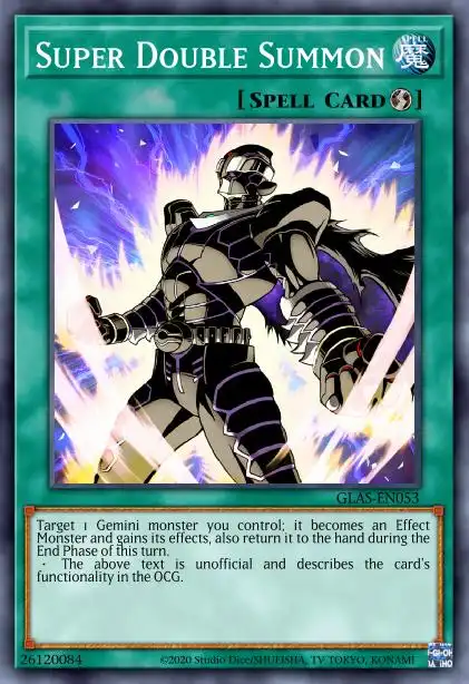 Edison Rulings for Super Double Summon